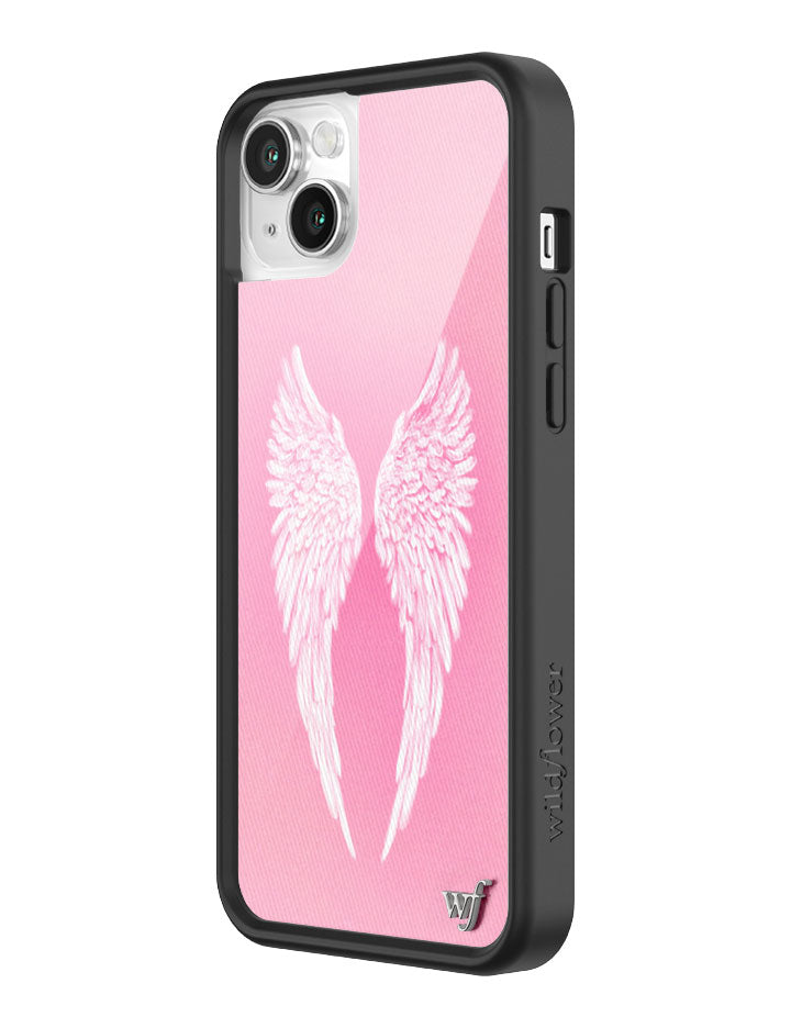 Wildflower iPhone case 14 Plus Angel Baby Pink Cute