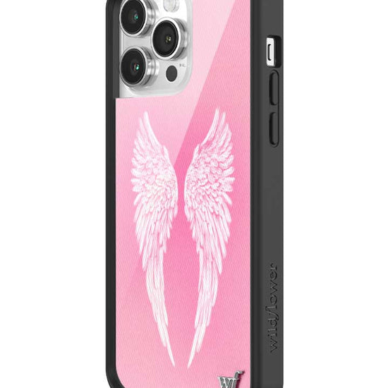 Wildflower iPhone case 14 Pro Max Angel Baby Pink Cute