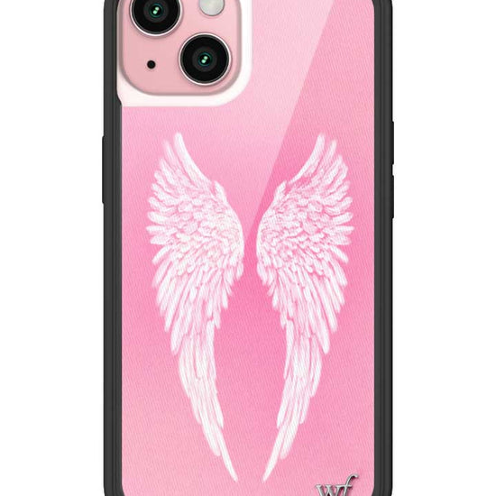 Wildflower iPhone case 15 Angel Baby Pink Cute