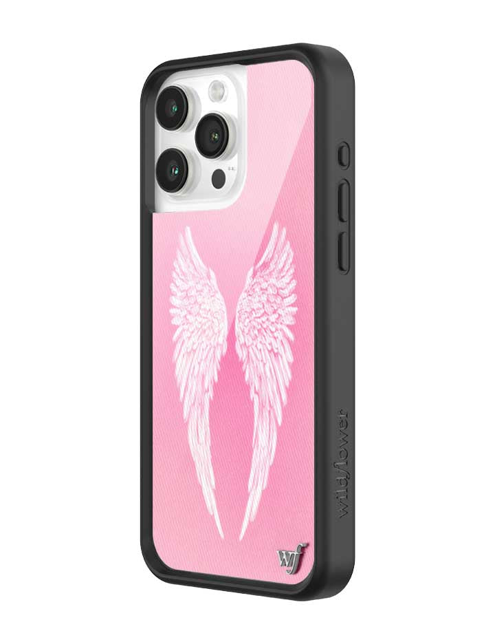 Wildflower iPhone case 15 Pro Max Angel Baby Pink Cute