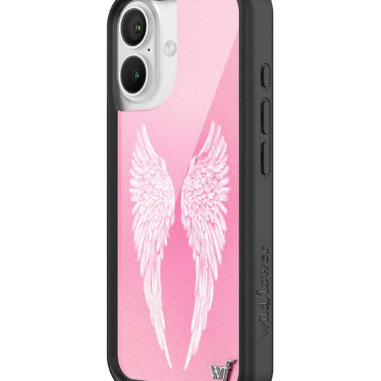 Wildflower iPhone case 16 Angel Baby Pink Cute