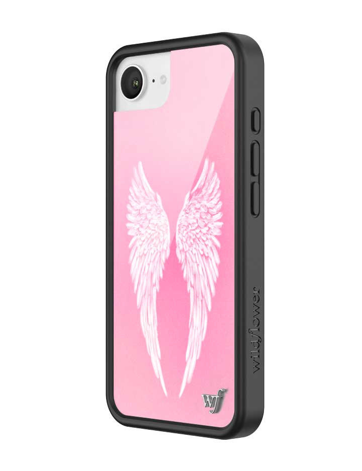 Wildflower iPhone case 16e Angel Baby Pink Cute