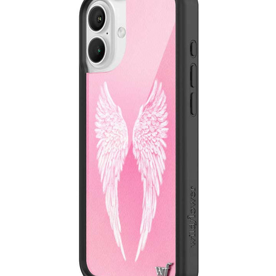 Wildflower iPhone case 16 Plus Angel Baby Pink Cute