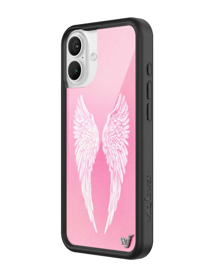 Wildflower iPhone case 16 Plus Angel Baby Pink Cute