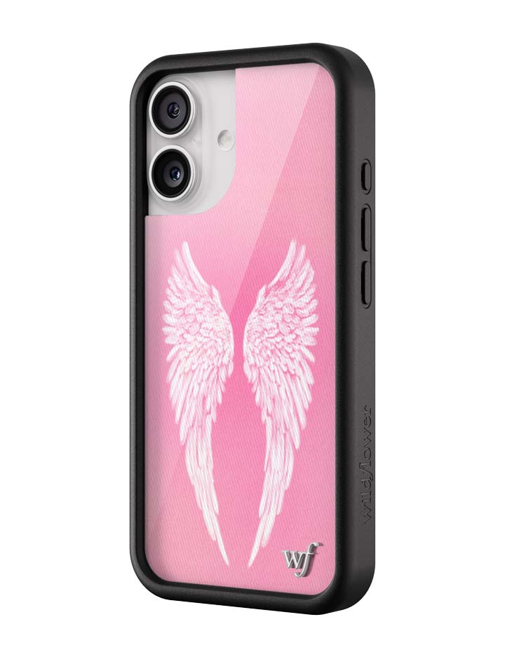 Wildflower iPhone case 17 Angel Baby Pink Cute