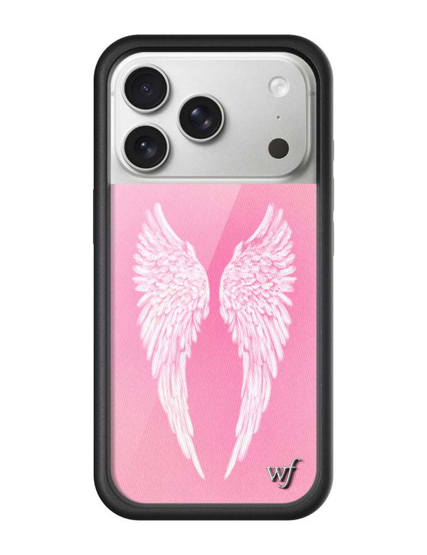 Wildflower iPhone case 17 Pro Angel Baby Pink Cute