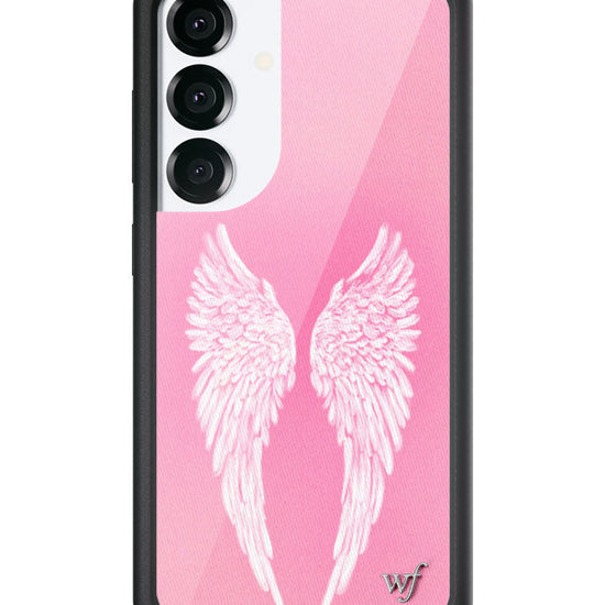 Wildflower Galaxy S25 case Angel Baby Pink Cute