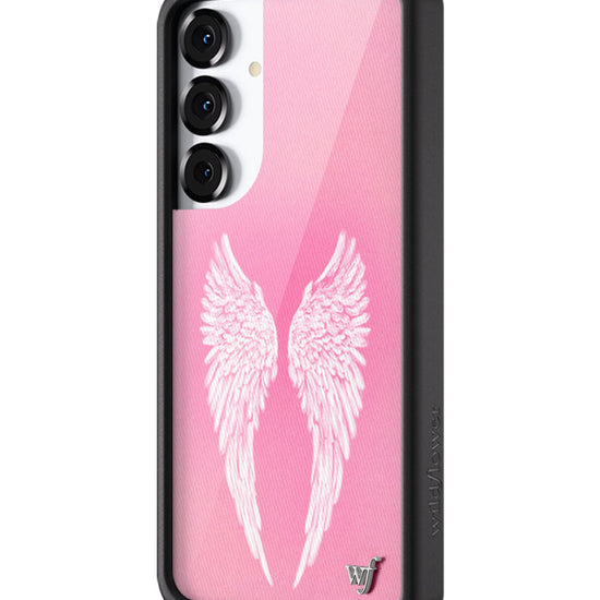 Wildflower Galaxy S25 case Plus Angel Baby Pink Cute