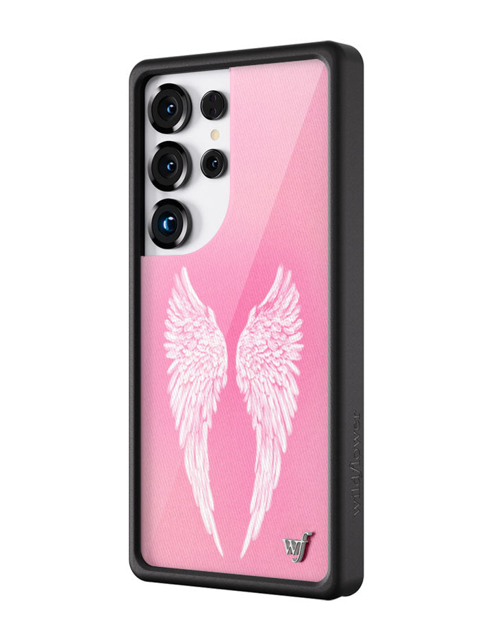 Wildflower Galaxy S25 case Ultra Angel Baby Pink Cute