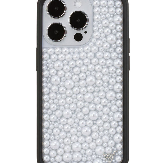Wildflower iPhone case 14 Pro Pearl White Cute