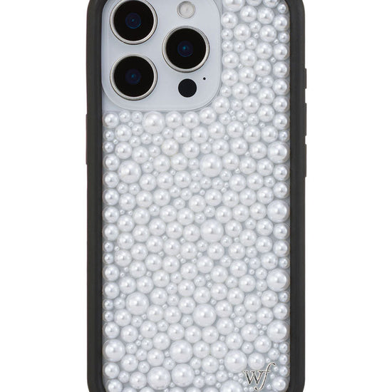 Wildflower iPhone case 16 Pro Pearl White Cute