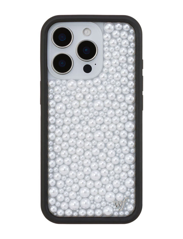 Wildflower iPhone case 16 Pro Pearl White Cute