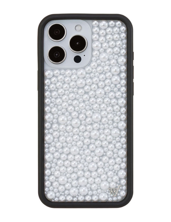 Wildflower iPhone case 16 Pro Max Pearl White Cute