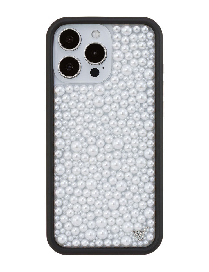 Wildflower iPhone case 16 Pro Max Pearl White Cute