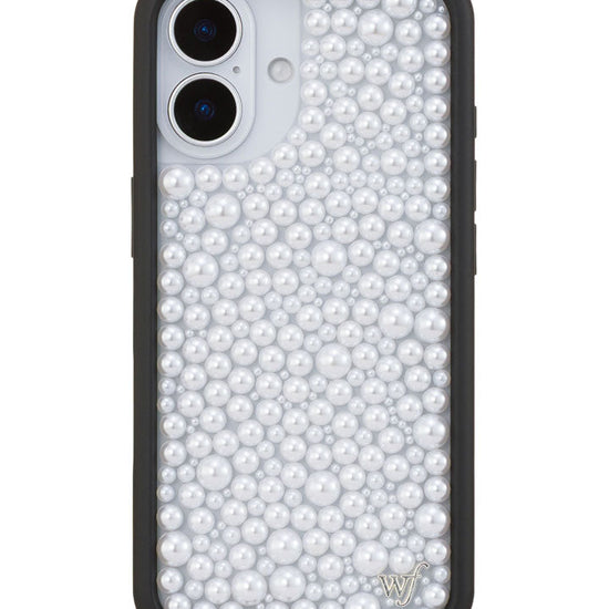 Wildflower iPhone case 17 Pearl White Cute