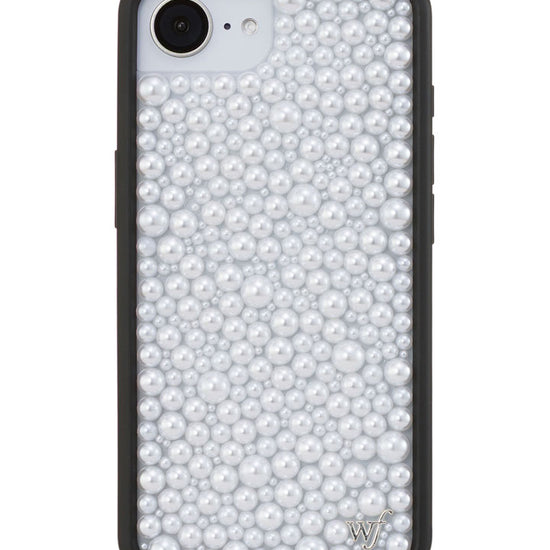 Wildflower iPhone case 17e Pearl White Cute