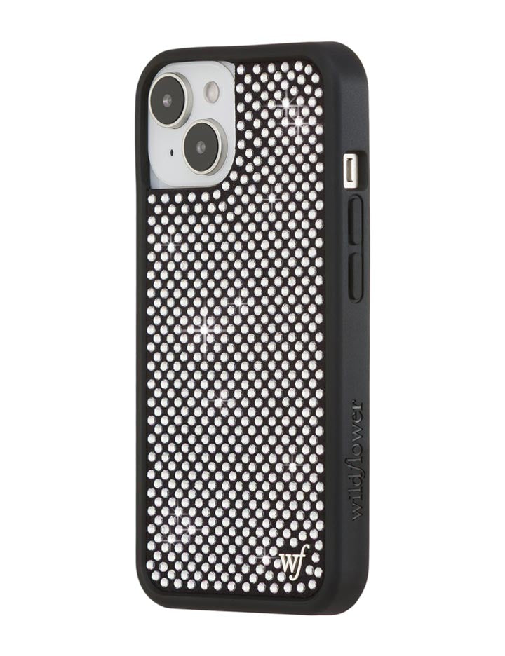 Iphone 13 Rhinestone Case Rhinestone | WhiteiPhone 13 Case – Wildflower Cases