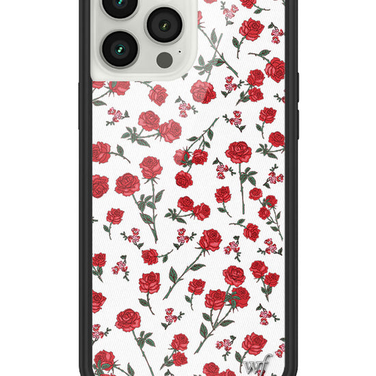 wildflower red roses iphone 13promax case