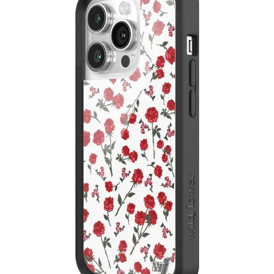 Wildflower Red Roses iPhone 14 Pro Case