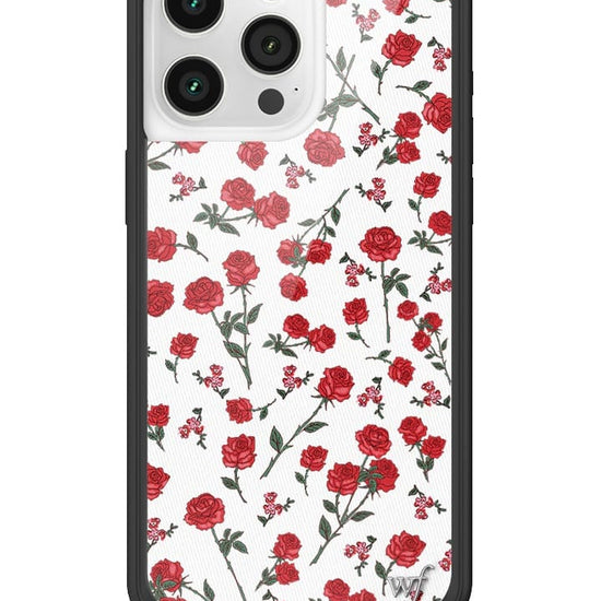 wildflower red roses iphone 15promax case