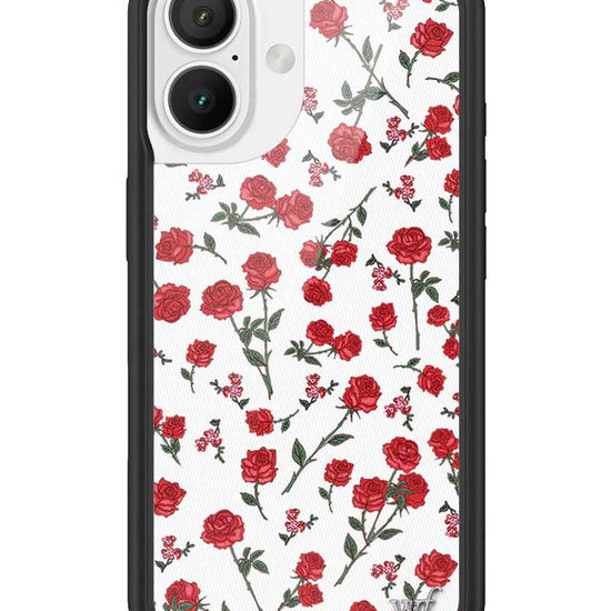 Wildflower Red Roses iPhone 16 Case