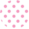 White and Pink Polka Dot