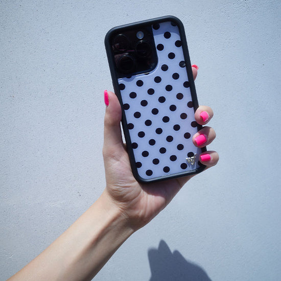 Lifestyle Image 01 Polka Dot | White and Black