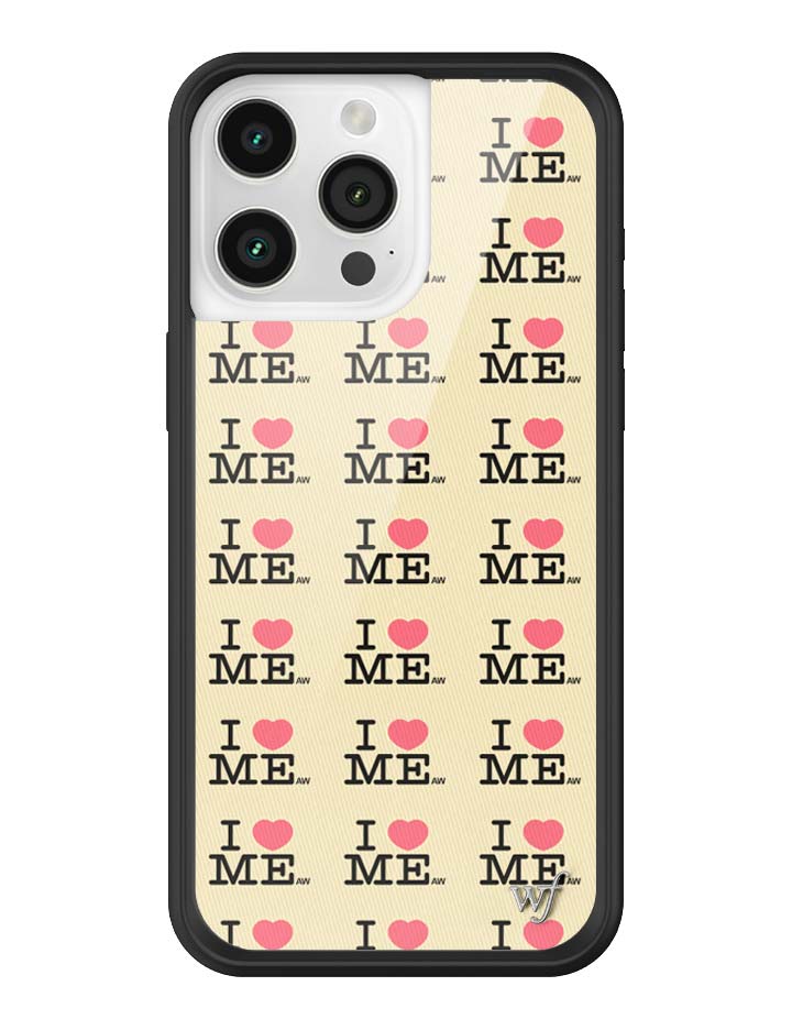 Wildflower iPhone case 15 Pro Max I Heart Me Yellow Cute