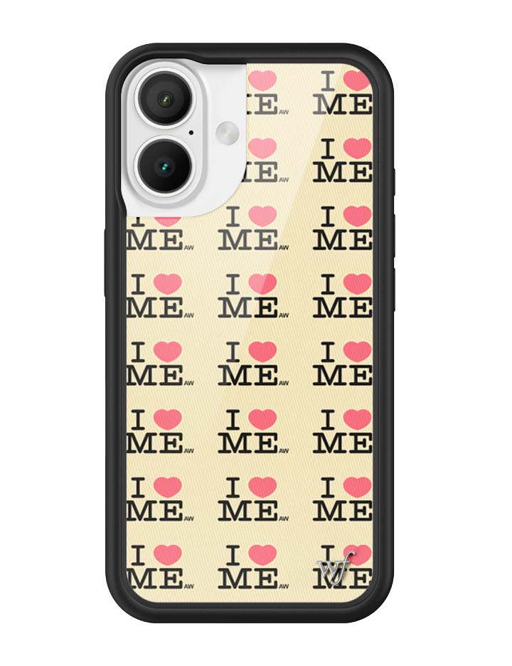 Wildflower iPhone case 16 I Heart Me Yellow Cute