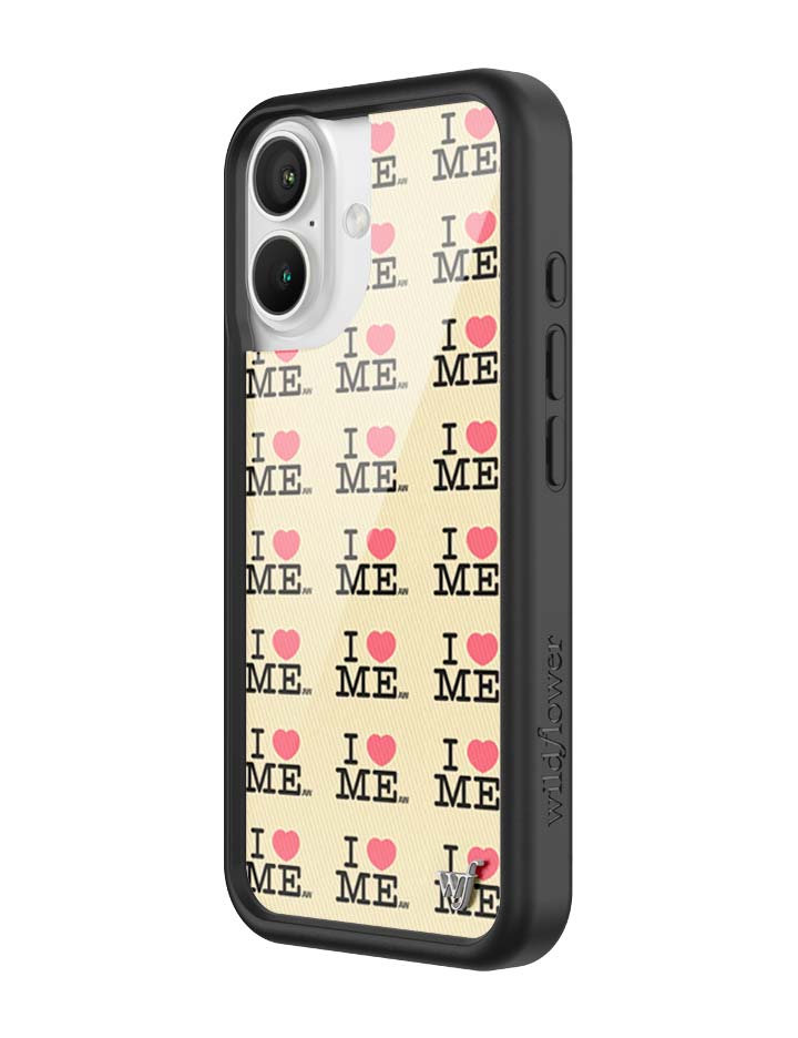 Wildflower iPhone case 16 I Heart Me Yellow Cute