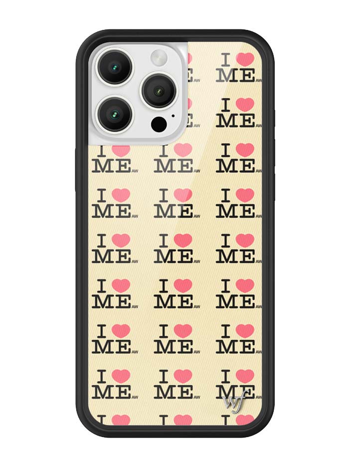 Wildflower iPhone case 16 Pro Max I Heart Me Yellow Cute