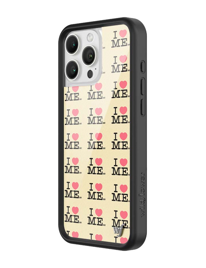 Wildflower iPhone case 16 Pro Max I Heart Me Yellow Cute