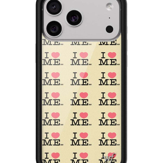 Wildflower iPhone case 18 Pro Max I Heart Me Yellow Cute