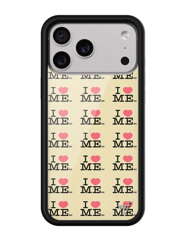 Wildflower iPhone case 18 Pro Max I Heart Me Yellow Cute