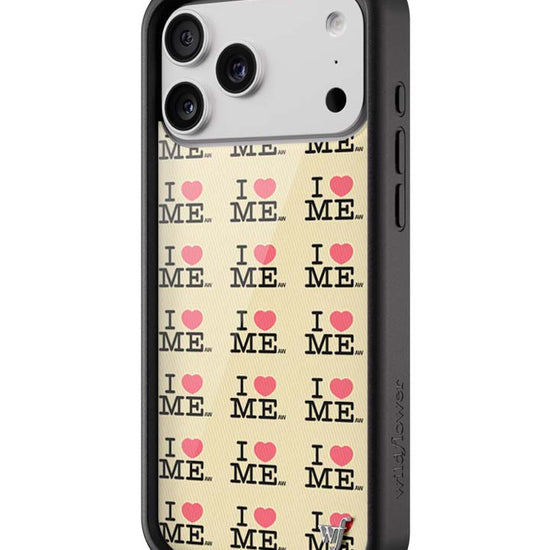 Wildflower iPhone case 18 Pro Max I Heart Me Yellow Cute