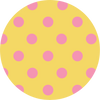 Yellow and Pink Polka Dot