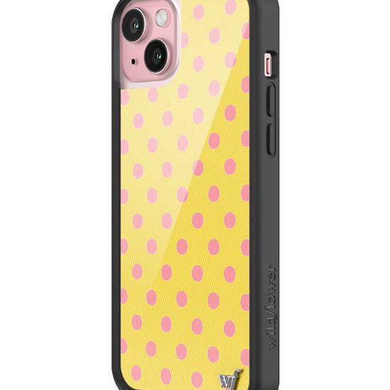 Polka Dot | Yellow and Pink iPhone Case