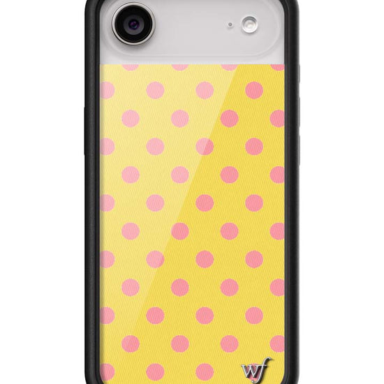 Wildflower iPhone case Air Polka Dot Yellow Pink Cute