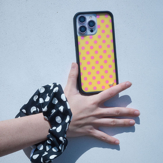 Lifestyle Image 04 Polka Dot | Yellow and Pink