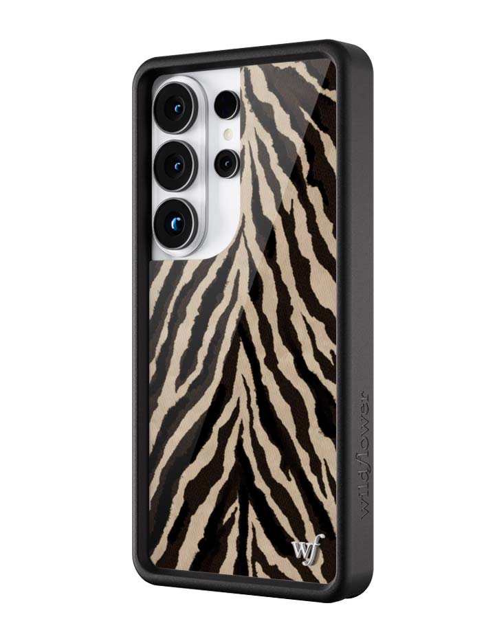 Wildflower Galaxy S26 case Ultra Zebra Black White Cute