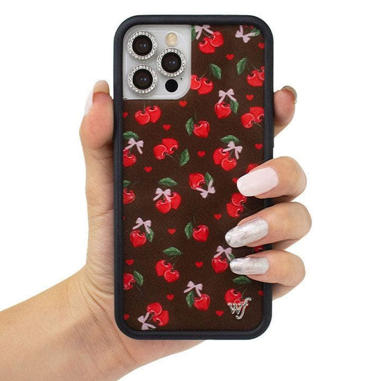wildflower chocolate cherries iphone 15 case