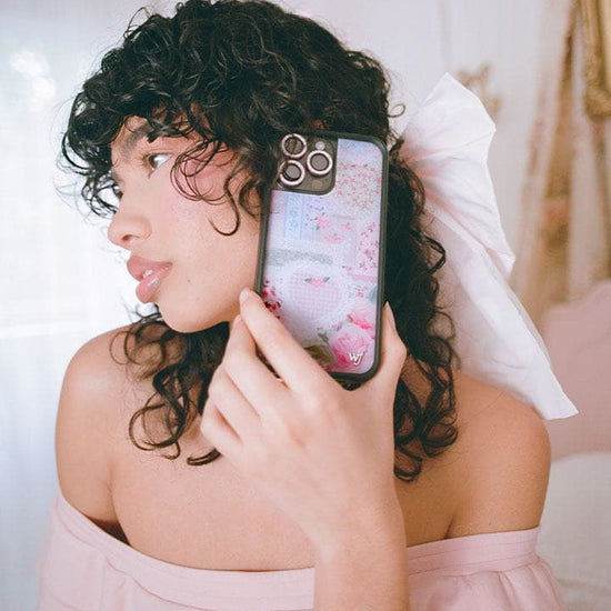 Wildflower Frilly Floral iPhone Case Lifestyle Image 01