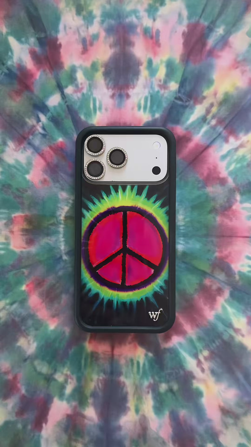 sav hudson x wildflower peace sign phone case