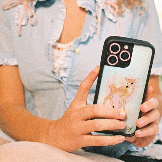wildflower fawn iphone case social post