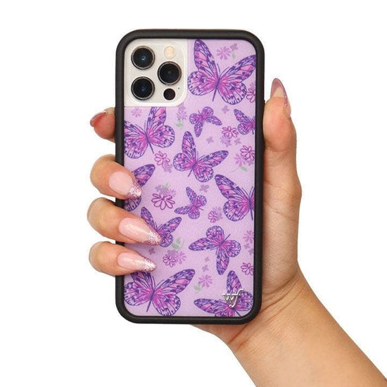 Hand Pic Image 01 Lavender Butterfly iPhone Case
