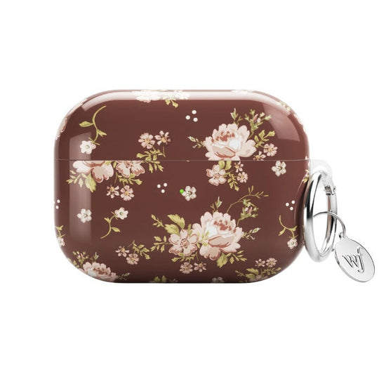 wildflower brown floral airpodspro case