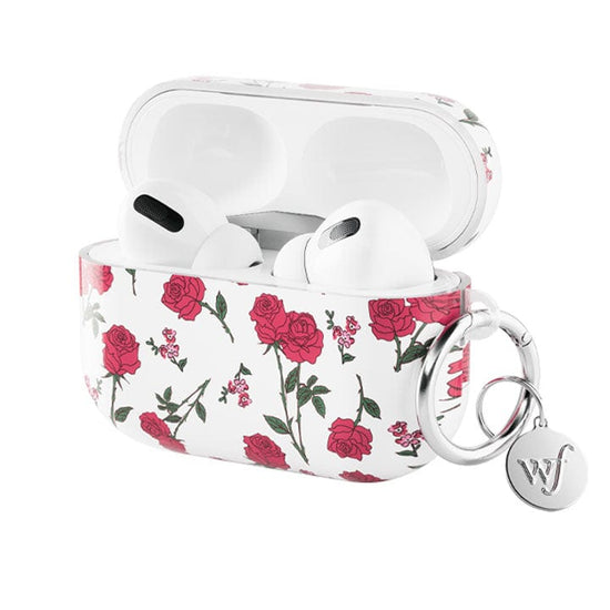 wildflower red roses airpodspro case