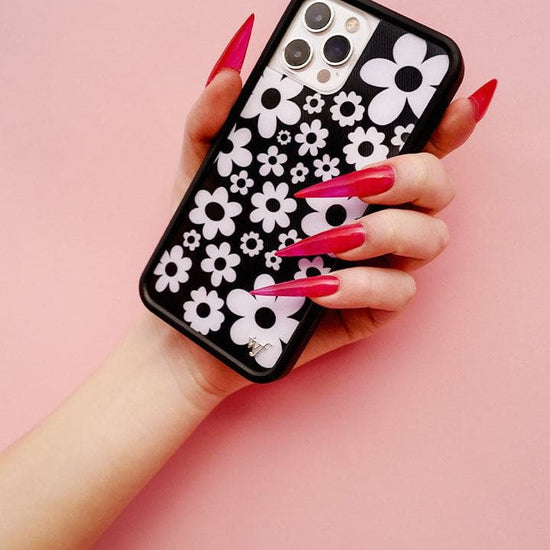 Supporting Image 03 Bloom Black And White iPhone Case