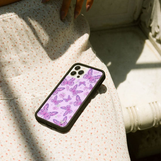 Supporting Image 03 Lavender Butterfly iPhone Case