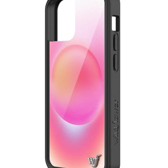 wildflower hot pink aura iphone 13mini case
